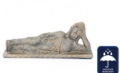 Ornamental Buddha Lying Sandstone Look 35cm Ext.