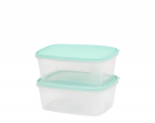Food Box Rect. 3.0Ltr. EVERYDAY Clear Base x2