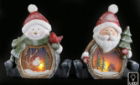 Christmas LED Picture Xmas Scene 32x36cm - Various