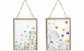 Wall Plaque Glass 13x17cm Les Fleurs Design