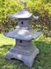 Garden Ornament 2 TIER PAGODA GRANITE Colour 90cm