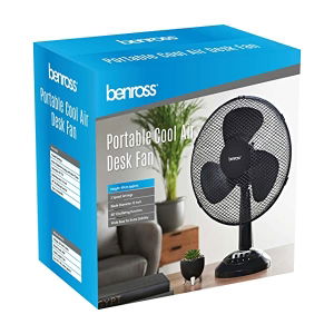 "Fan 12"" Desk Black"