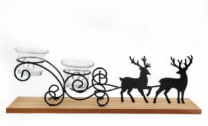 Christmas Nite Lite Holder Sleigh 35cm