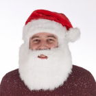 Christmas Hat Beard & Moustache