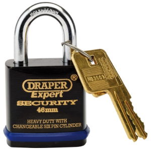 Padlock DRAPER Steel 46mm Heavy Duty