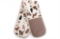 Oven Glove Double Dog Design 92cm