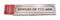 Sign Self Ad. 170x40mm BEWARE OF THE DOG