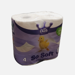 Toilet Rolls SOFT SILK Luxury 3Ply White 160 Sheet 4 Pack